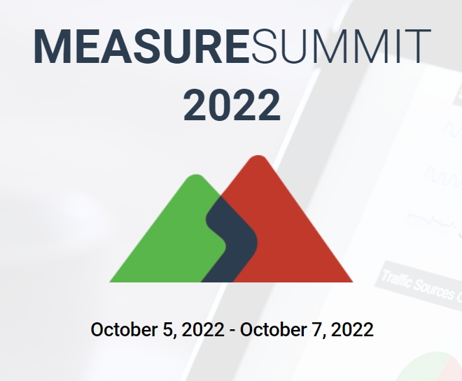 MeasureSummit 2022 - The Virtual Analytics Event